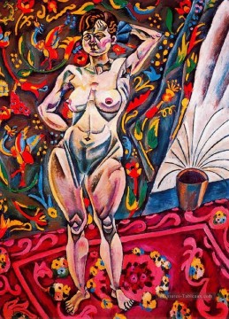 Nu debout Joan Miro Peinture à l'huile